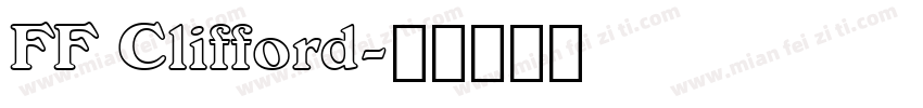 FF Clifford字体转换